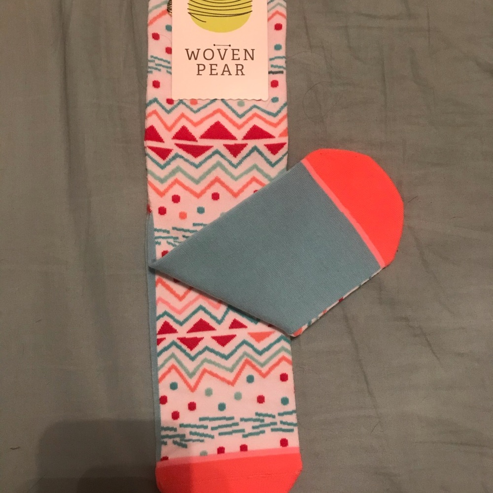 Woven Pear Socks